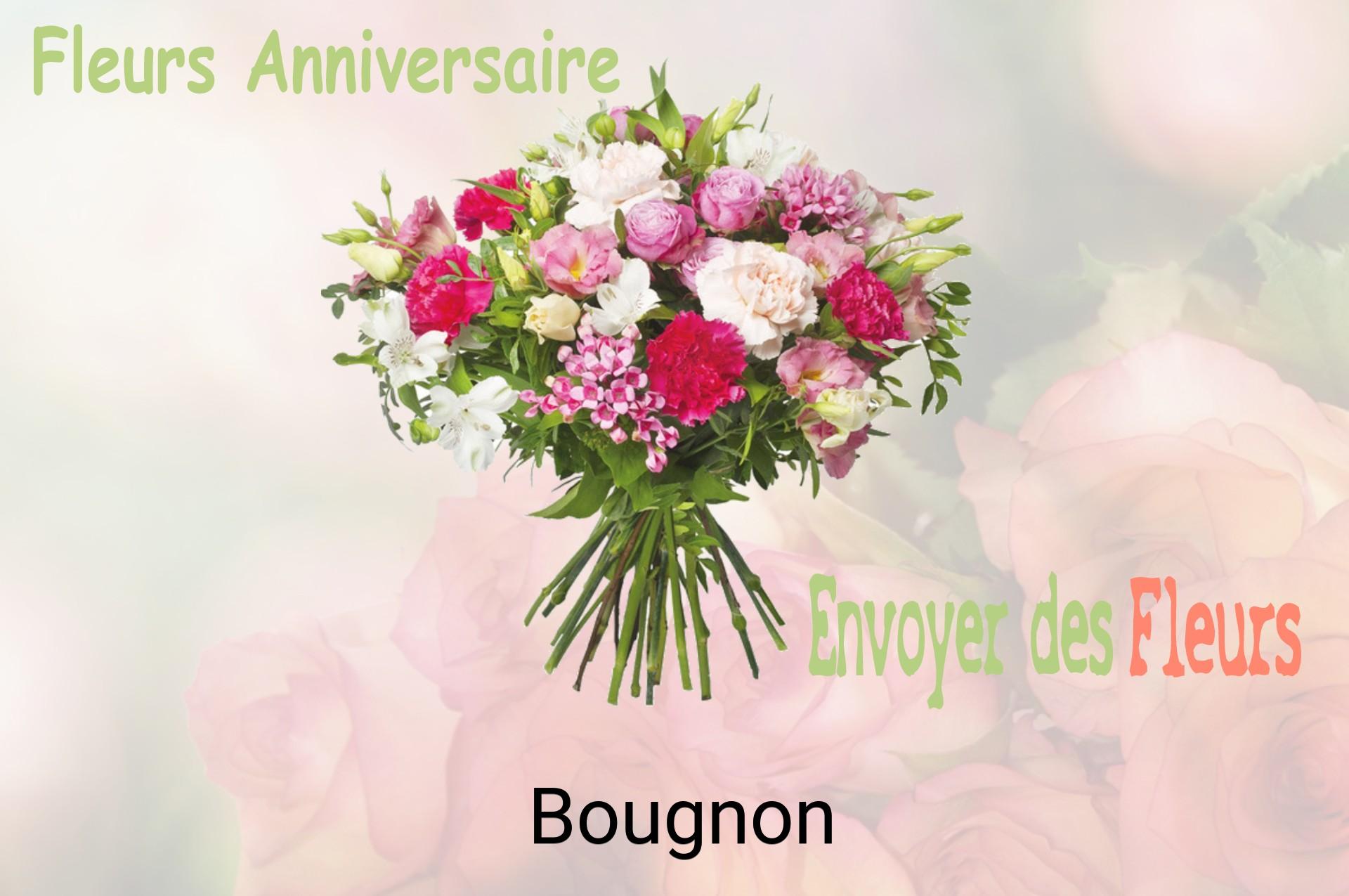 Bouquet de fleurs d’anniversaire livré à Bougnon